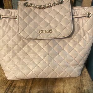 Pink guess illy backpack